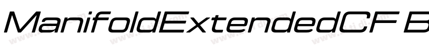 ManifoldExtendedCF B字体转换